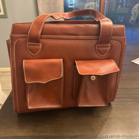 Brown Leather Kate Spade Bag - Picture 1 of 7